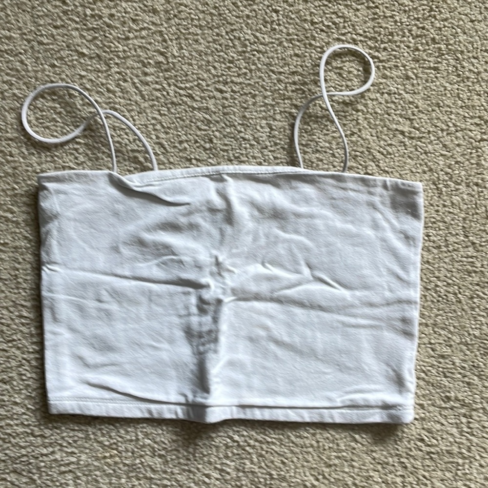 White crop cami Aeropostale
